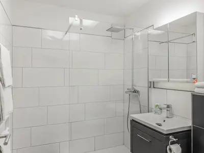 Ein Badezimmer in der Unterkunft Objekt-Nr 186 - Strand - Backbord