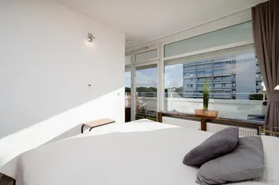 Ein Bett oder Betten in einem Zimmer der Unterkunft Panoramic B03-1