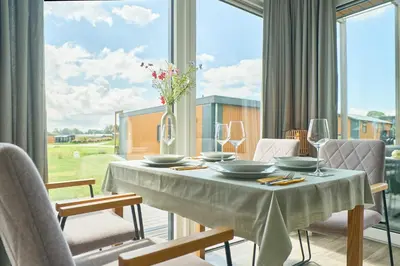 Grundriss der Unterkunft Süsel Seeparx Ferienhaus Windspiel