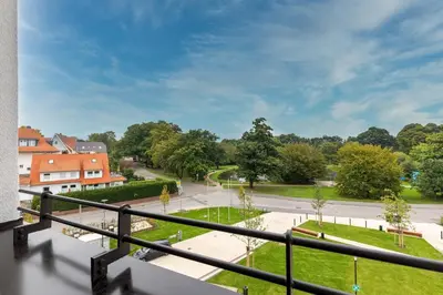 Das Gebäude in dem sich die Ferienwohnung befindet