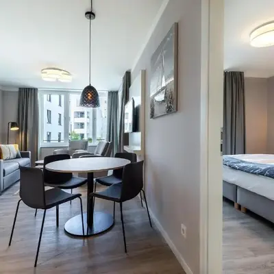 Godewindpark Deluxe-Apartment 1-07 mit West-Loggia