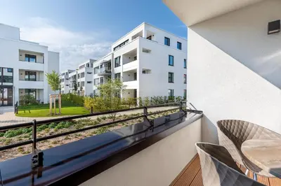 Das Gebäude in dem sich die Ferienwohnung befindet