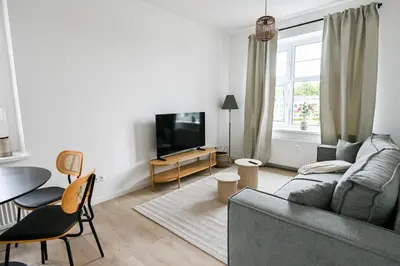 TV/Unterhaltungsangebot in der Unterkunft Charmante 2-Zimmer-Wohnung am Wasser & Altstadt