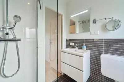 Ein Badezimmer in der Unterkunft Süsel Seeparx Ferienhaus Seeglück