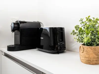 Kaffee-/Teezubehör in der Unterkunft Urbanes Nest Lübeck