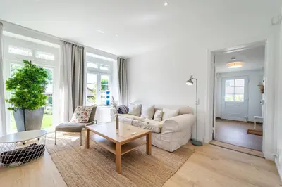 Ein Sitzbereich in der Unterkunft Wohlfühlen in Scharbeutz-Gleschendorf Komfort für 4