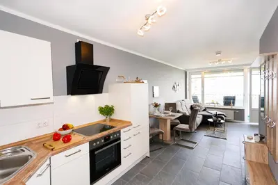 Grundriss der Unterkunft Elegantes Meerblick-Apartment