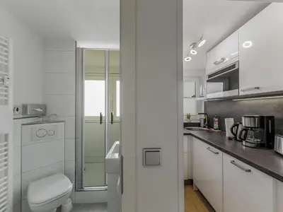 Küche/Küchenzeile in der Unterkunft Objekt-Nr 54 - Strand - Strandredder