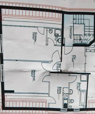 Grundriss der Unterkunft Ankerplatz Lichtblick