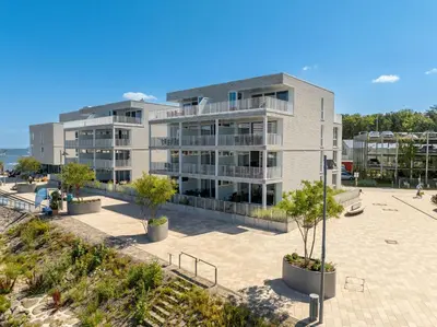 Das Gebäude in dem sich die Ferienwohnung befindet