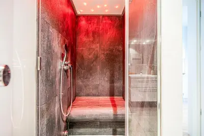 Ein Badezimmer in der Unterkunft Promenadenvilla 03 Wohnung 05