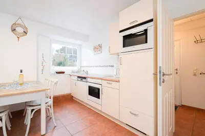 Küche/Küchenzeile in der Unterkunft Ferienwohnung 