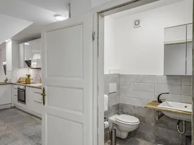 Ein Badezimmer in der Unterkunft Objekt-Nr 235 - Hafen - Kurgartenstraße