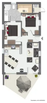 Grundriss der Unterkunft Freibeuterweg - Dorf 6 Ferienhaus 13