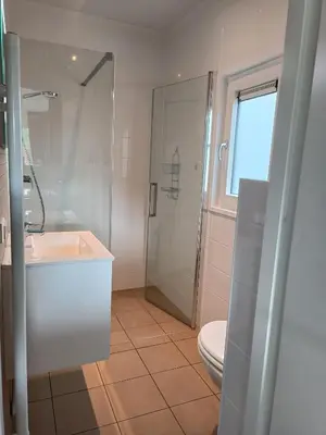 Ein Badezimmer in der Unterkunft Black Pearl