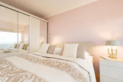 Ein Bett oder Betten in einem Zimmer der Unterkunft An der Waldkapelle 26 Strandhafer