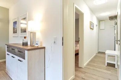 Küche/Küchenzeile in der Unterkunft Haus SeeZeit Appartement 04