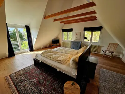 Ein Bett oder Betten in einem Zimmer der Unterkunft Haus Horizont