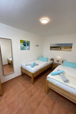 Ein Bett oder Betten in einem Zimmer der Unterkunft Apartment in Dassow by Interhome