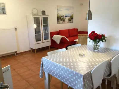Ein Sitzbereich in der Unterkunft Apartment in Dassow by Interhome