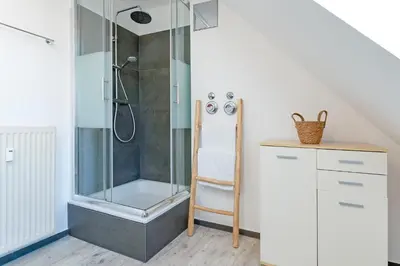 Ein Badezimmer in der Unterkunft Strandgut 25