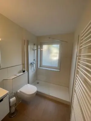 Ein Badezimmer in der Unterkunft Seepferdchen