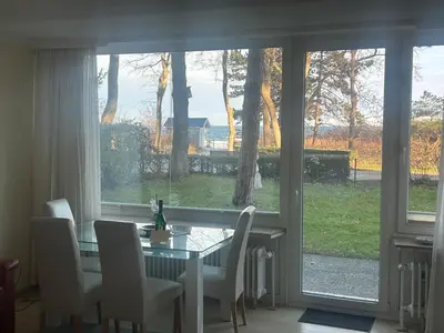 Ein Garten an der Unterkunft Seepferdchen