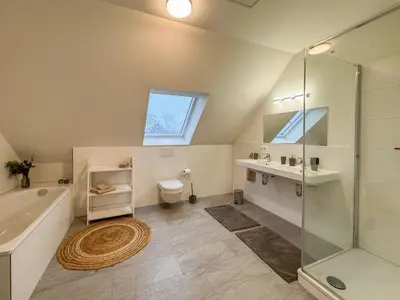 Ein Badezimmer in der Unterkunft Appartment Reinfeld