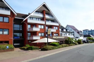 Das Gebäude in dem sich die Ferienwohnung befindet
