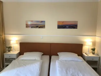 Ein Bett oder Betten in einem Zimmer der Unterkunft Ferienhaus 