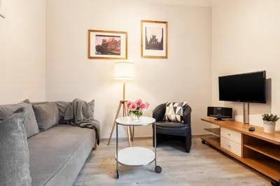 TV/Unterhaltungsangebot in der Unterkunft Gästehaus Daheim - Appartement 03