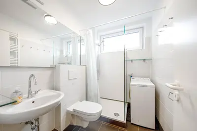 Ein Badezimmer in der Unterkunft Haus Boy, App 1