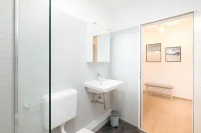 Ein Badezimmer in der Unterkunft Haus Boy, App 7
