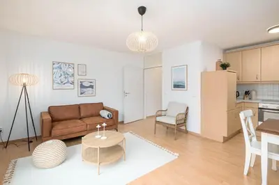 Küche/Küchenzeile in der Unterkunft Haus Boy, App 7