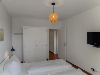 Ein Bett oder Betten in einem Zimmer der Unterkunft Objekt-Nr 148 - Strand - Achterdeck