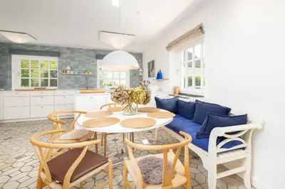 Ein Sitzbereich in der Unterkunft Ferienhaus 