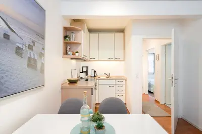 Küche/Küchenzeile in der Unterkunft Ferienhaus Seeweg Wohnung 1