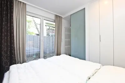 Ein Bett oder Betten in einem Zimmer der Unterkunft Strandpunkt