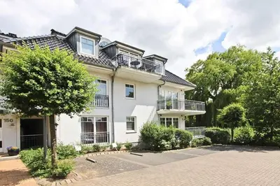 Das Gebäude in dem sich die Ferienwohnung befindet
