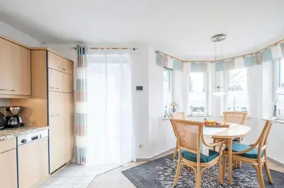 Küche/Küchenzeile in der Unterkunft Domizil Strandburg App 6
