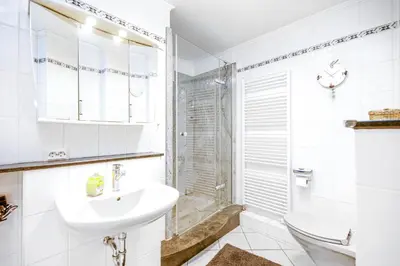 Ein Badezimmer in der Unterkunft Sonnenschein