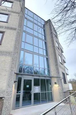 Das Gebäude in dem sich die Ferienwohnung befindet
