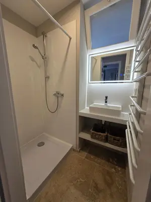 Ein Badezimmer in der Unterkunft Koje 22