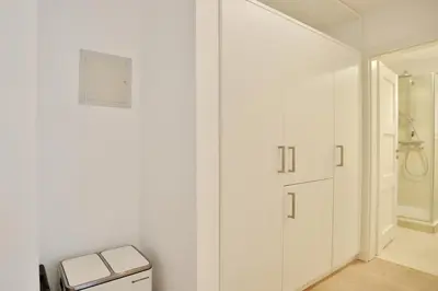Ein Badezimmer in der Unterkunft Modernes Strandhus Ostseeglück Appartement 303