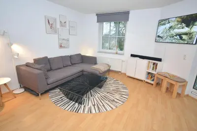 Ein Sitzbereich in der Unterkunft Modernes Wohlfühl-Appartement hochwertig & gepflegt
