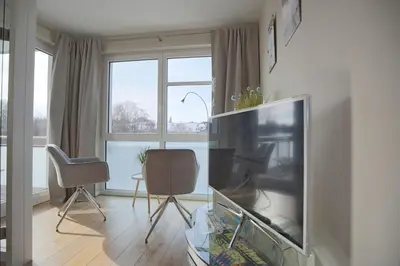 TV/Unterhaltungsangebot in der Unterkunft Strandglück Haus A Strandglück Appartrement 17A