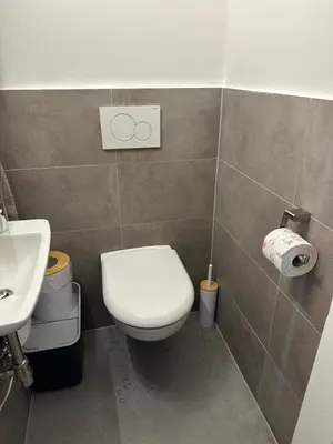Ein Badezimmer in der Unterkunft FEWO Relax 2