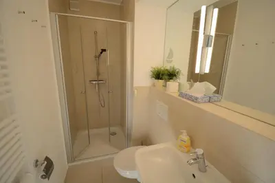 Ein Badezimmer in der Unterkunft Haus Lackner