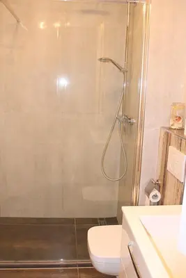 Ein Badezimmer in der Unterkunft Apartmentvermittlung Mehr als Meer - Objekt 73