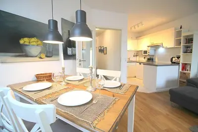 Küche/Küchenzeile in der Unterkunft Apartmentvermittlung Mehr als Meer - Objekt 74